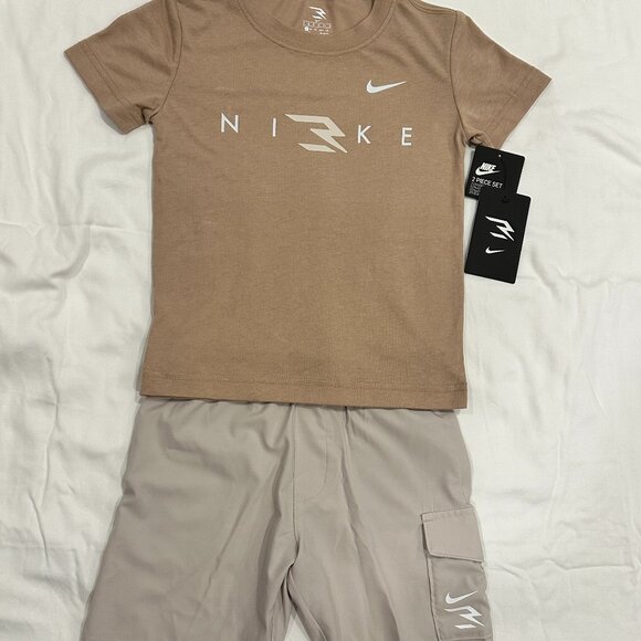 NIKE - 3Brand - 2 Pieces Set - Khaki - Picture 7 of 7